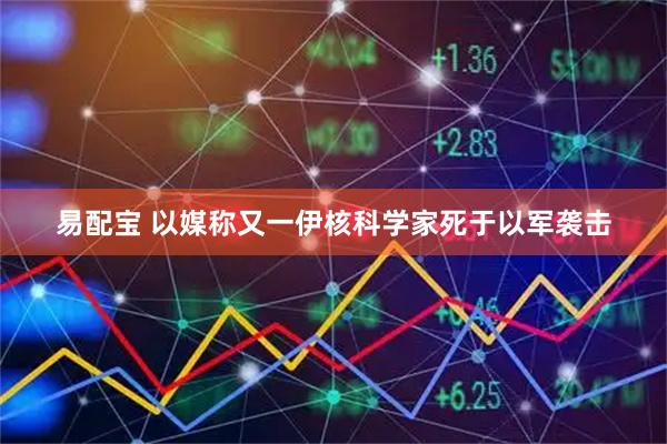 易配宝 以媒称又一伊核科学家死于以军袭击