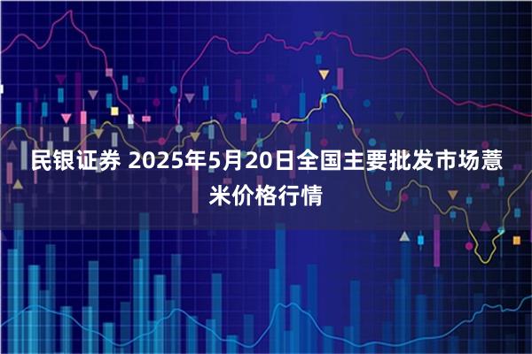 民银证券 2025年5月20日全国主要批发市场薏米价格行情